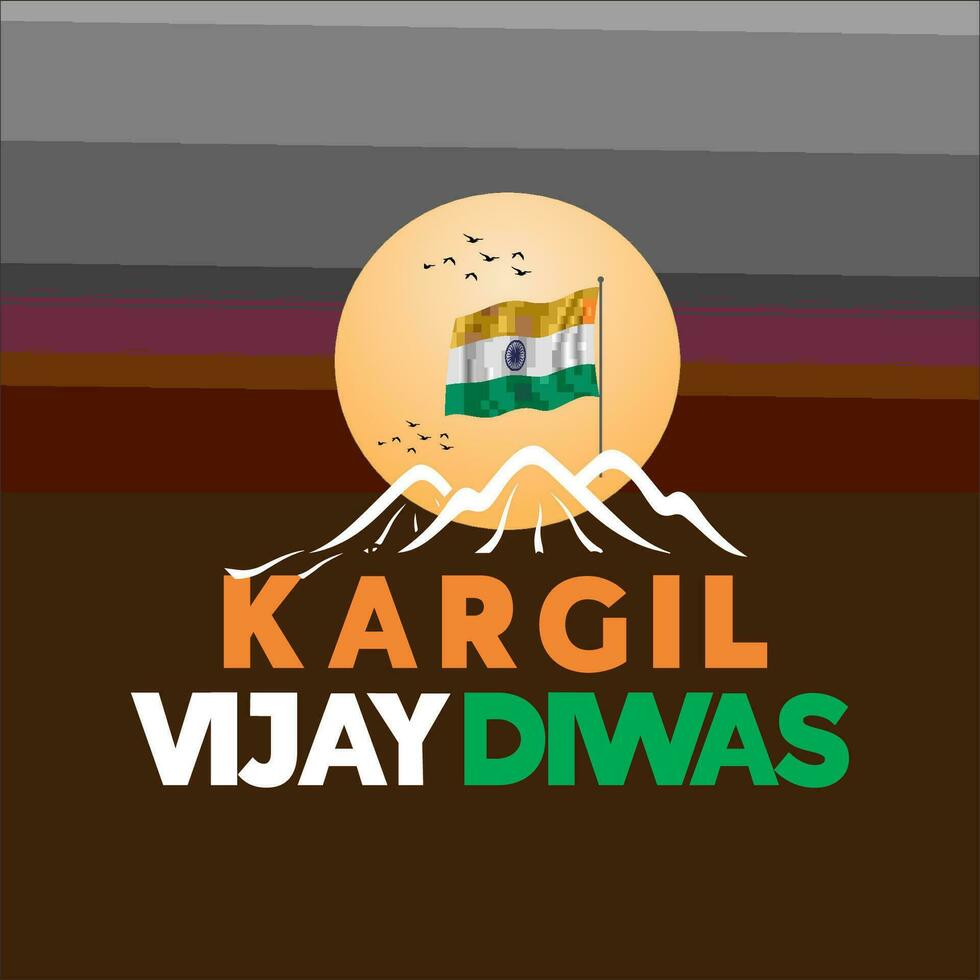 6 Years Happy Indian Independence Day Celebration Typographic Design vector illustration