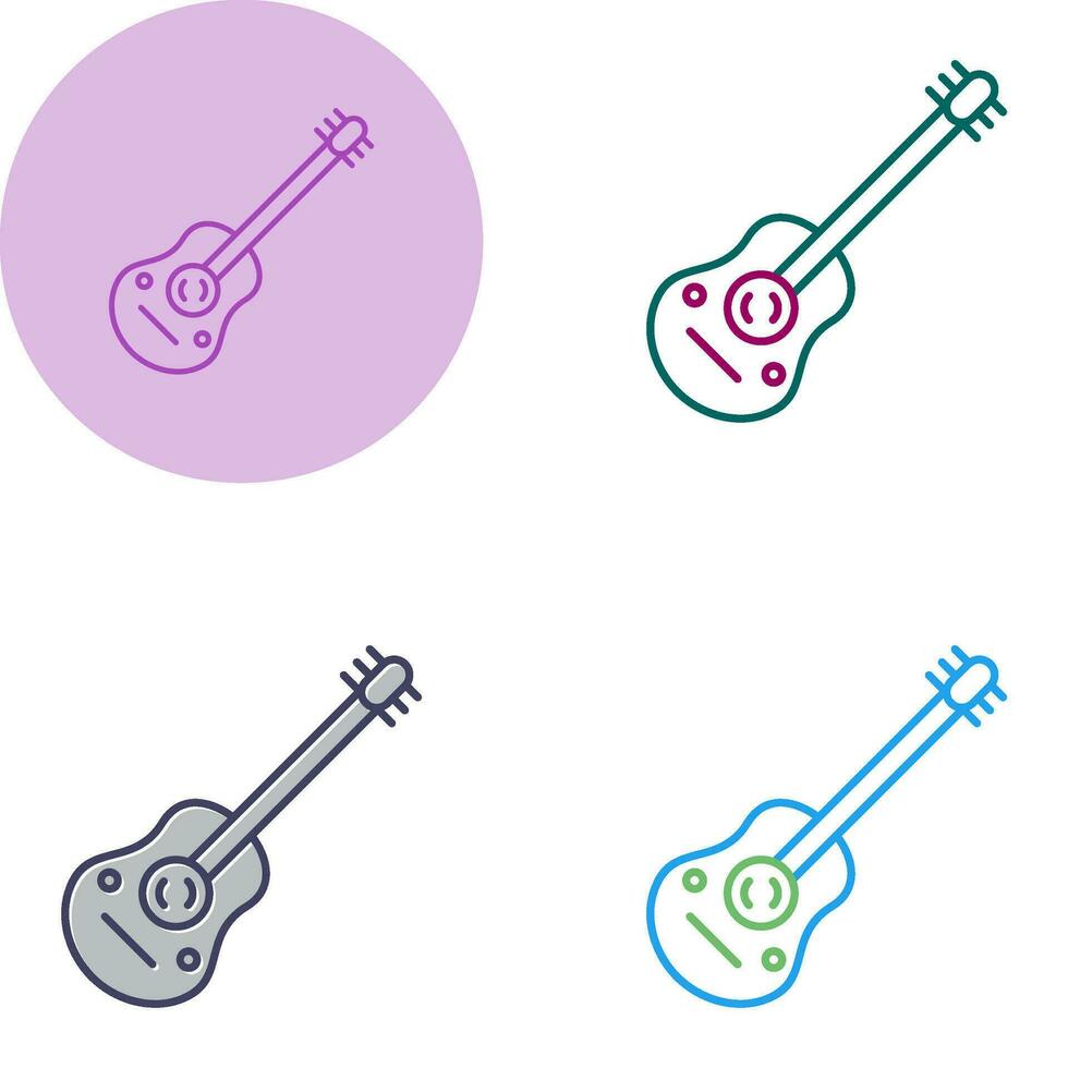 icono de vector de guitarra