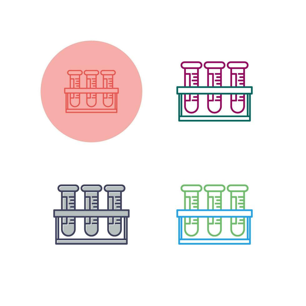 Test Tubes Vector Icon