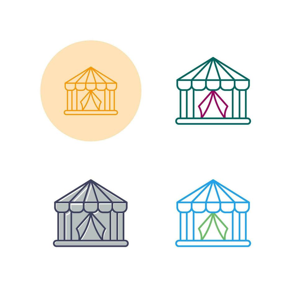 Circus Tent Vector Icon