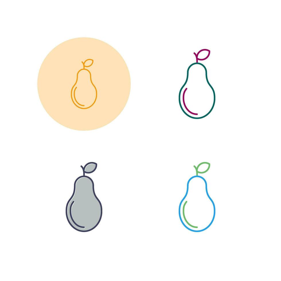 Pear Vector Icon