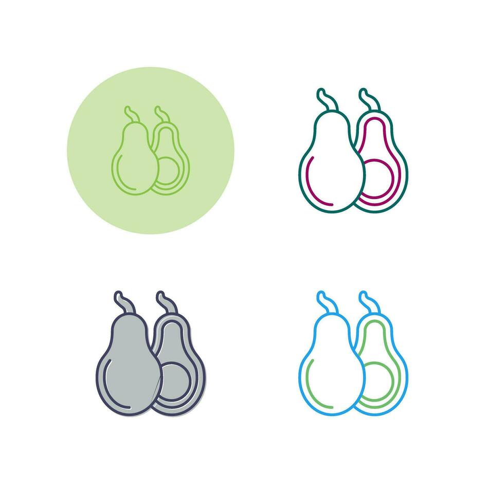 Avocado Vector Icon