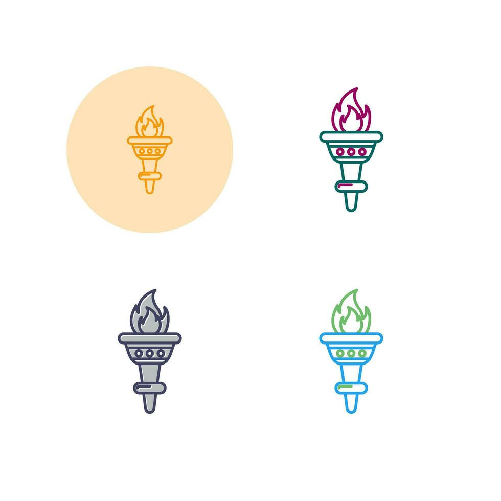 Torch Vector Icon