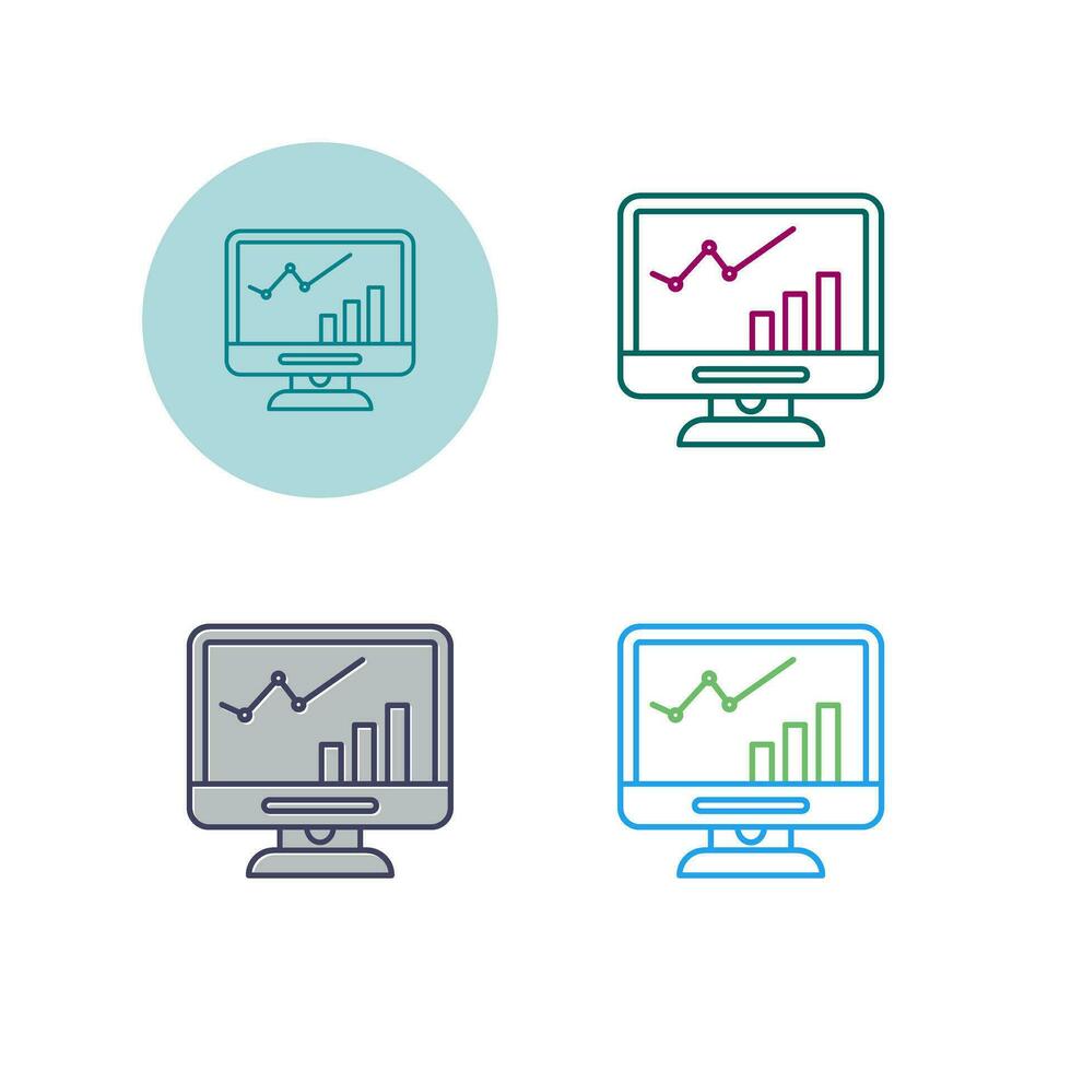 Lcd Growth Vector Icon