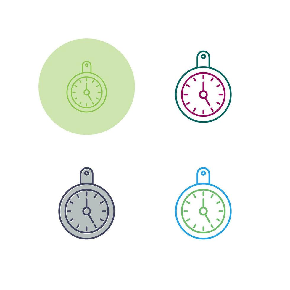 Wall Clock Vector Icon