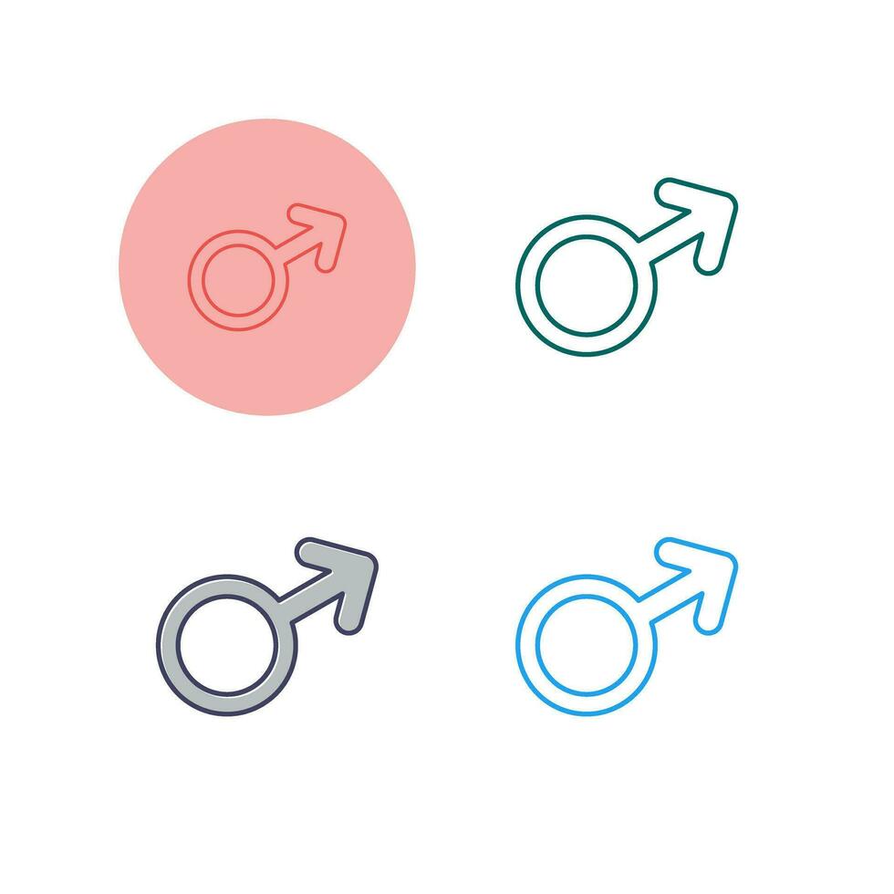 Male Sign Vector Icon