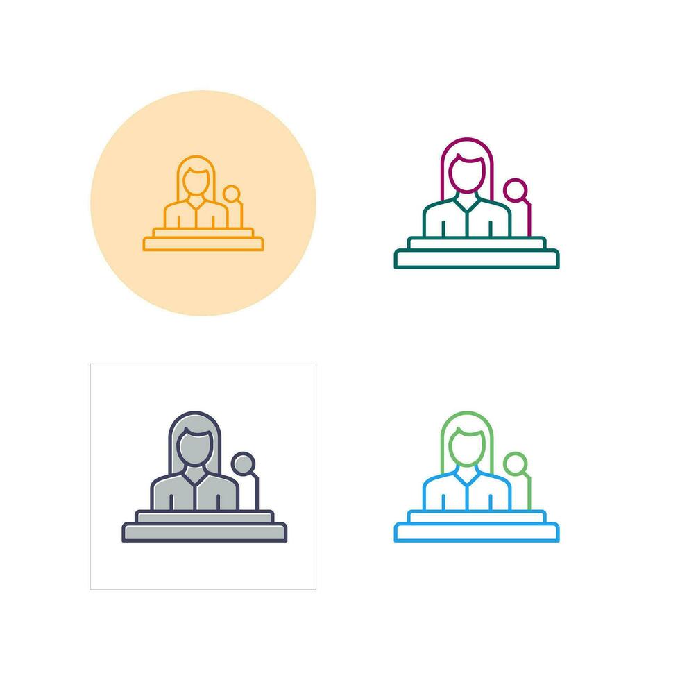 Lectern Vector Icon