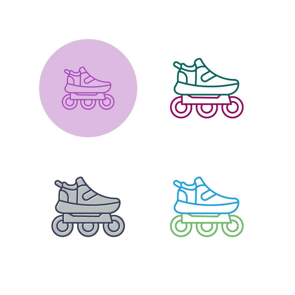 Roller Skates Vector Icon