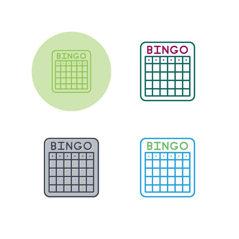 Bingo Vector Icon