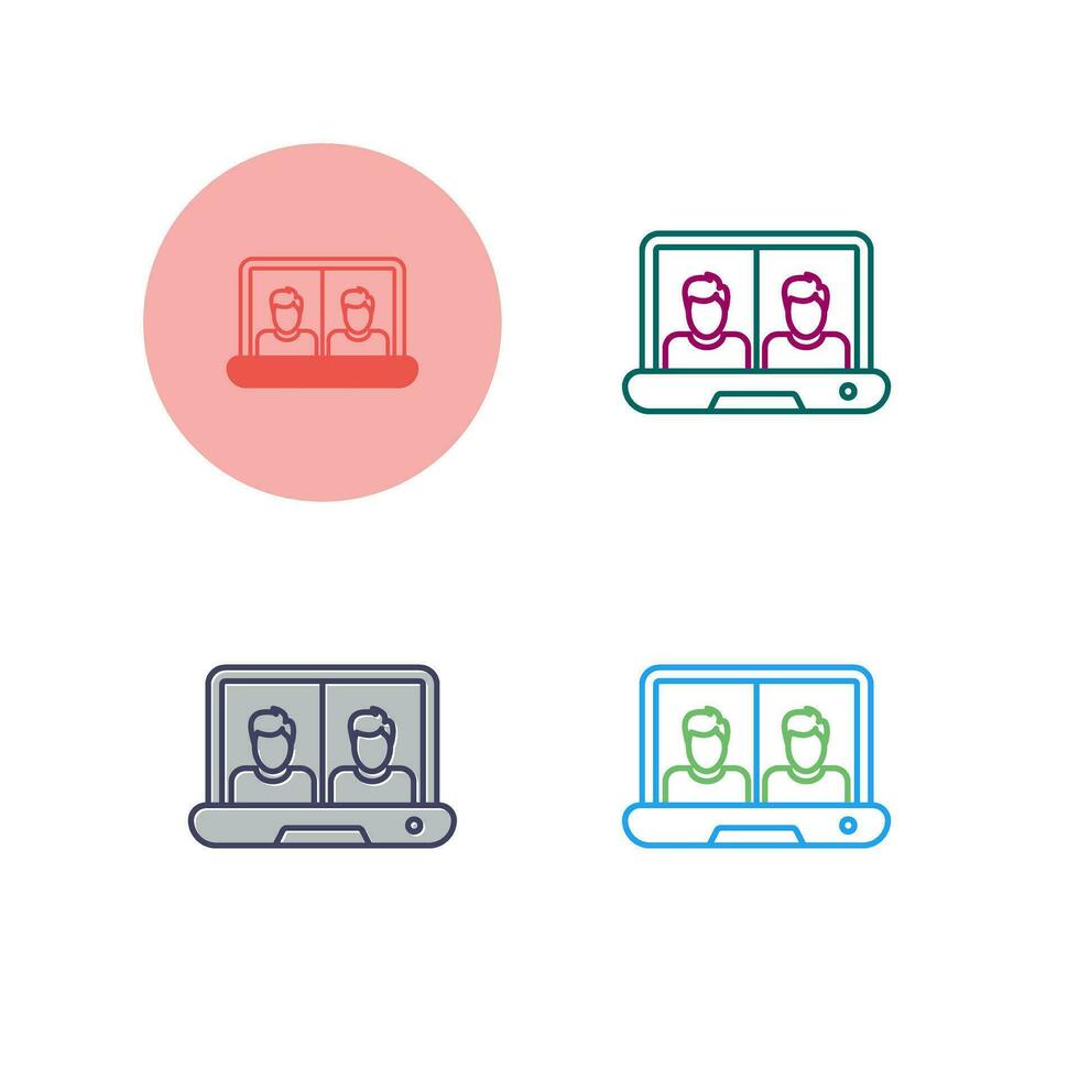 Online Class Vector Icon