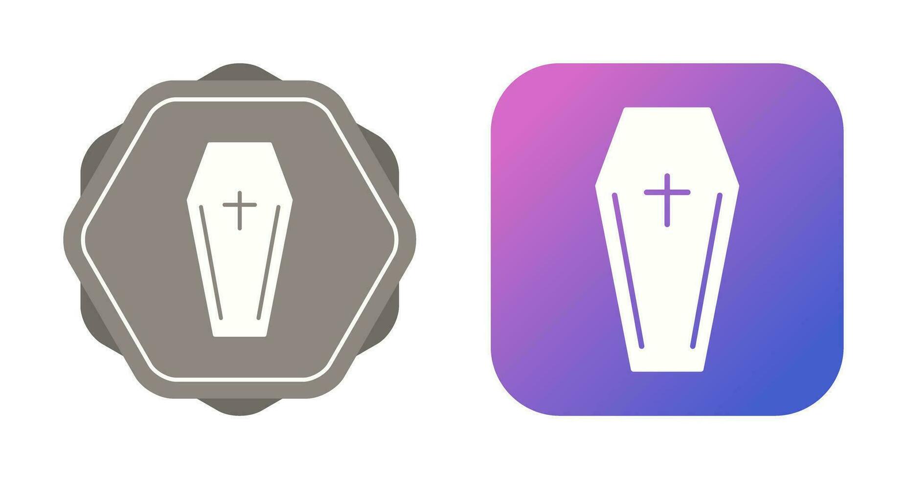 Coffin Vector Icon