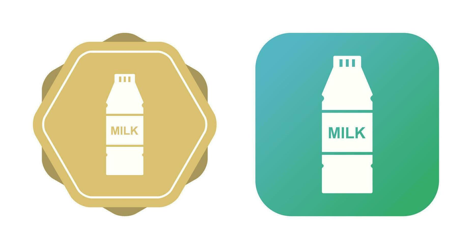Milk Bottle Vector Icon