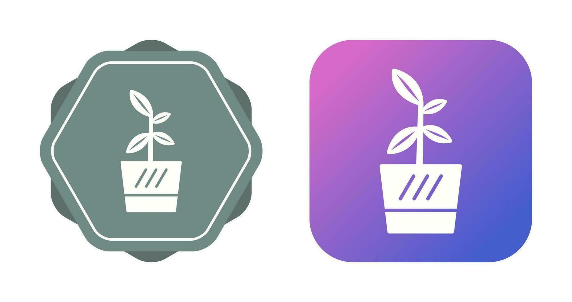 Flower Pot Vector Icon