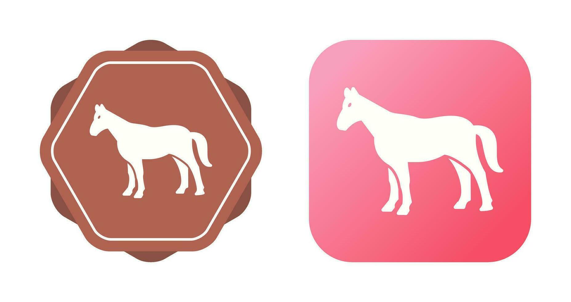 icono de vector de caballo