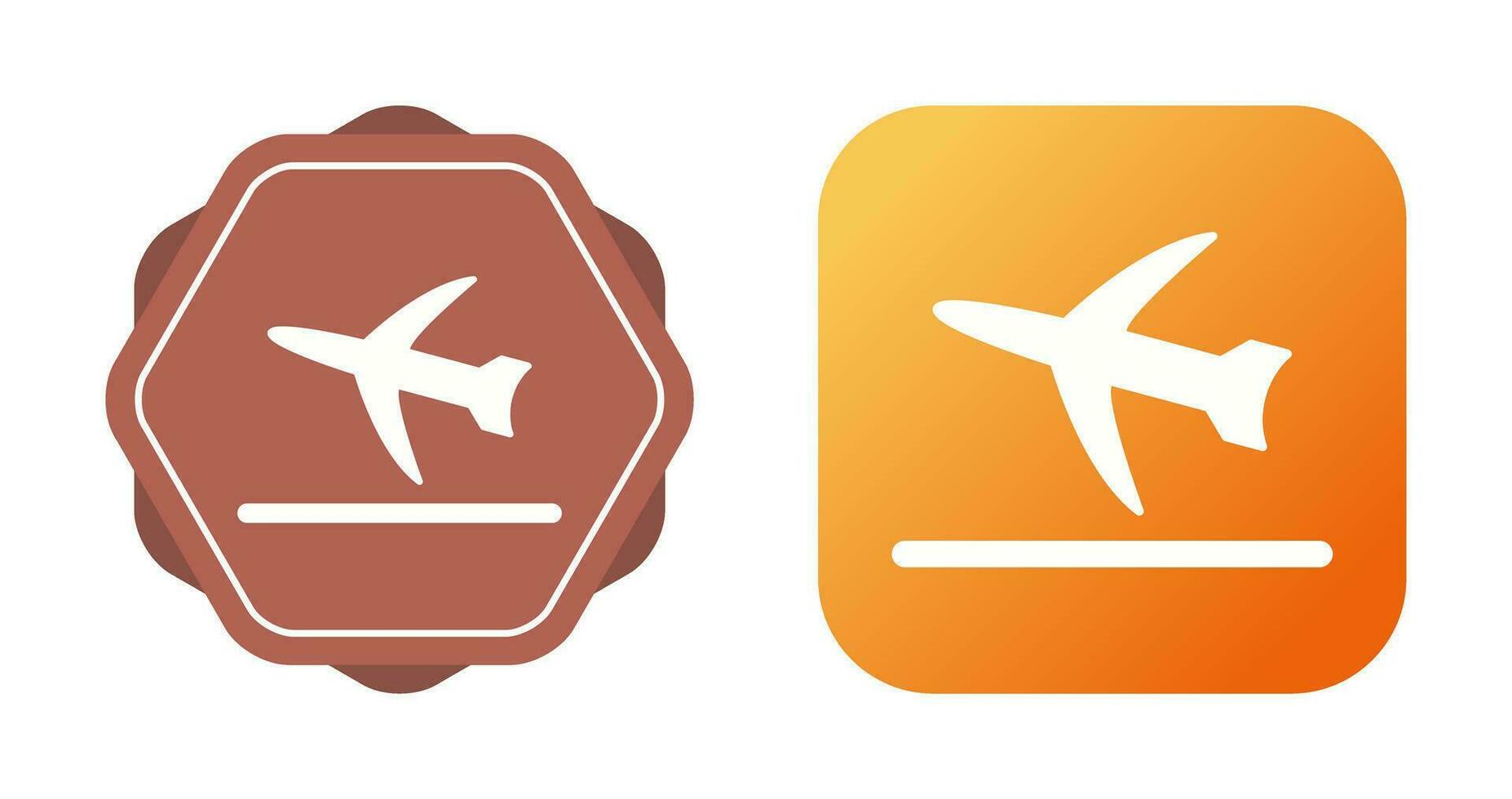 icono de vector de despegue de vuelo