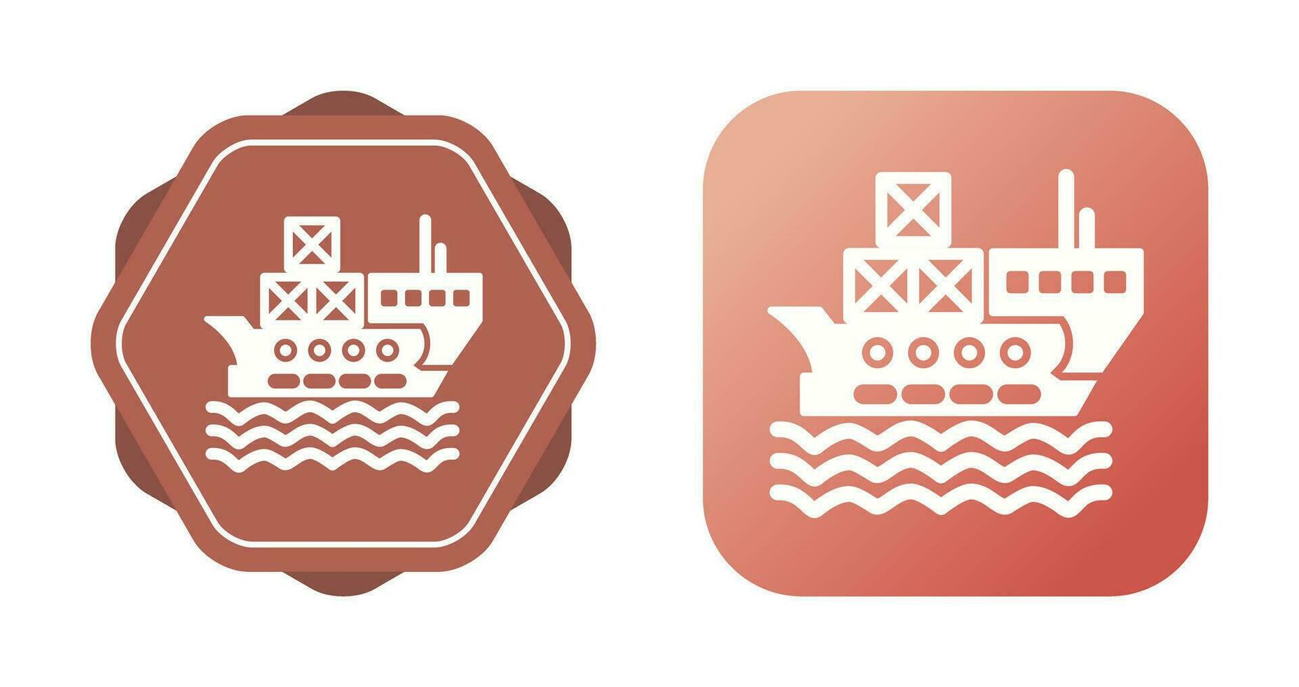 Delivery via Shipping Vector Icon