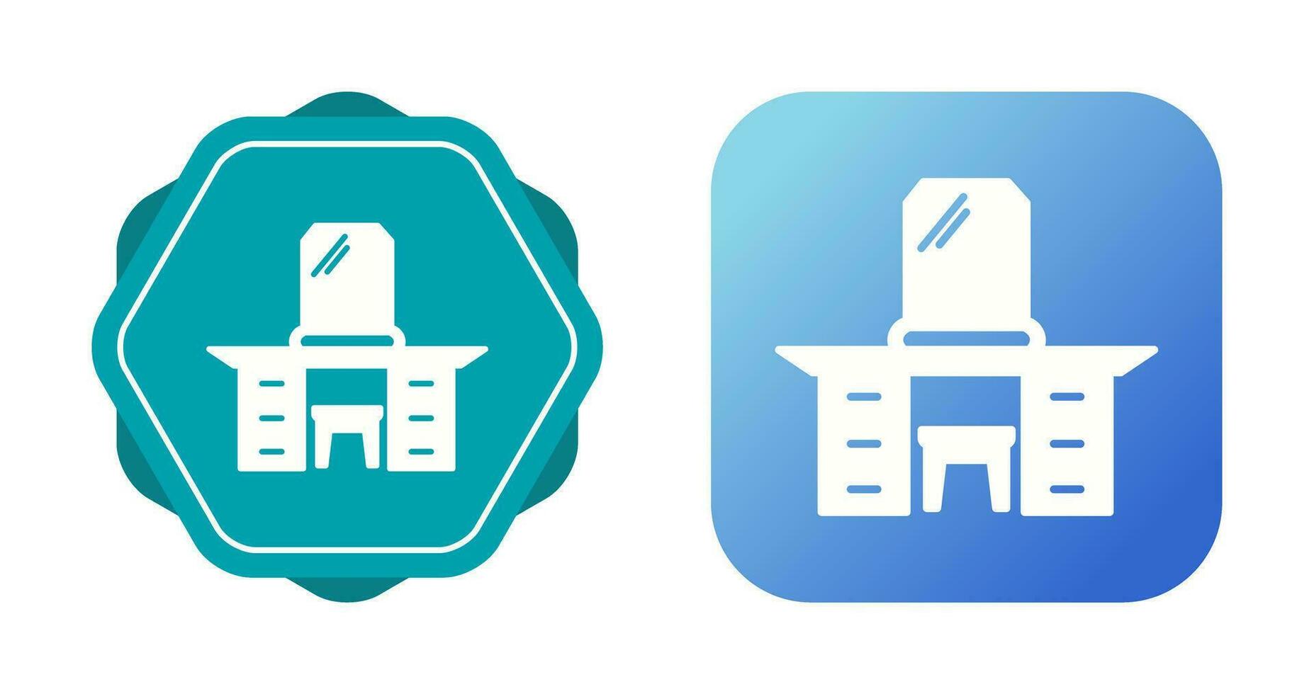 Dressing Table Vector Icon