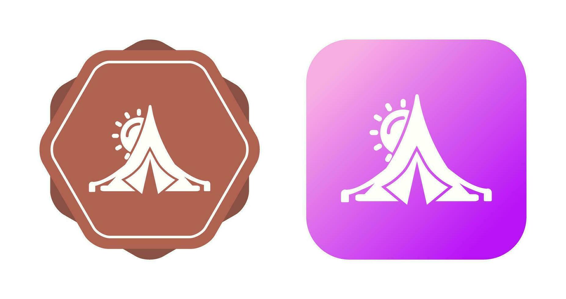 Tent Vector Icon