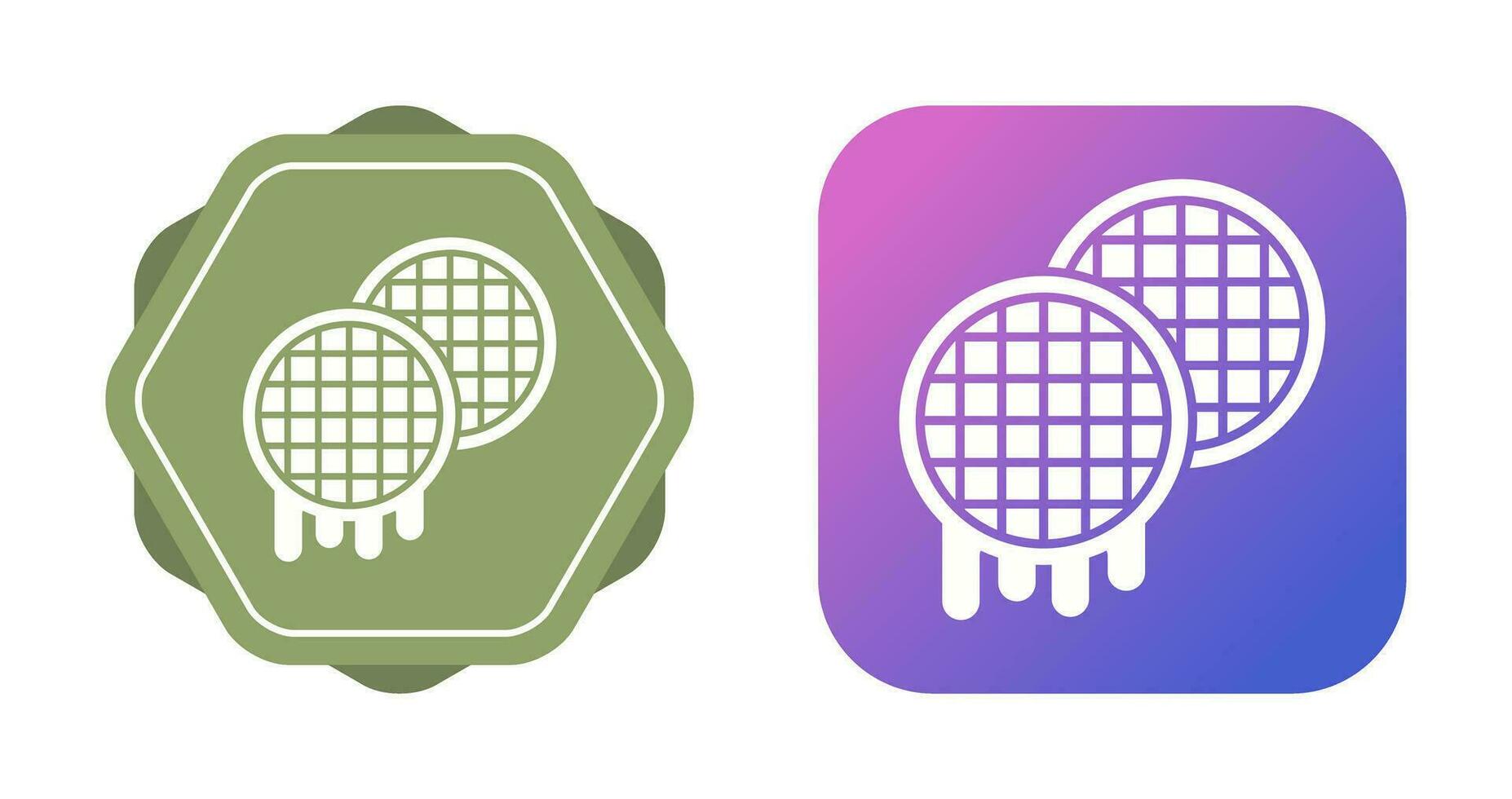 Waffle Vector Icon