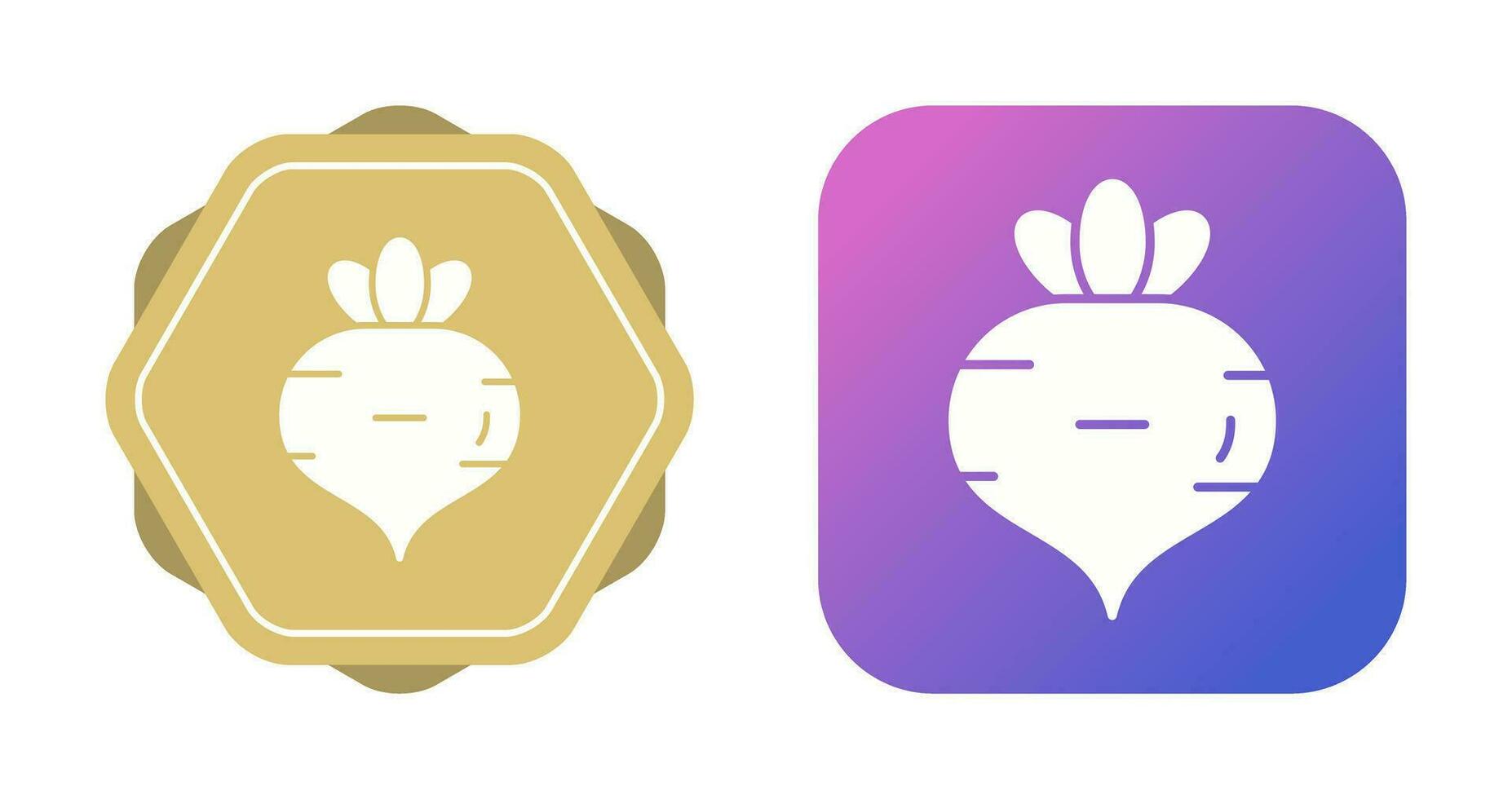 Turnip Vector Icon