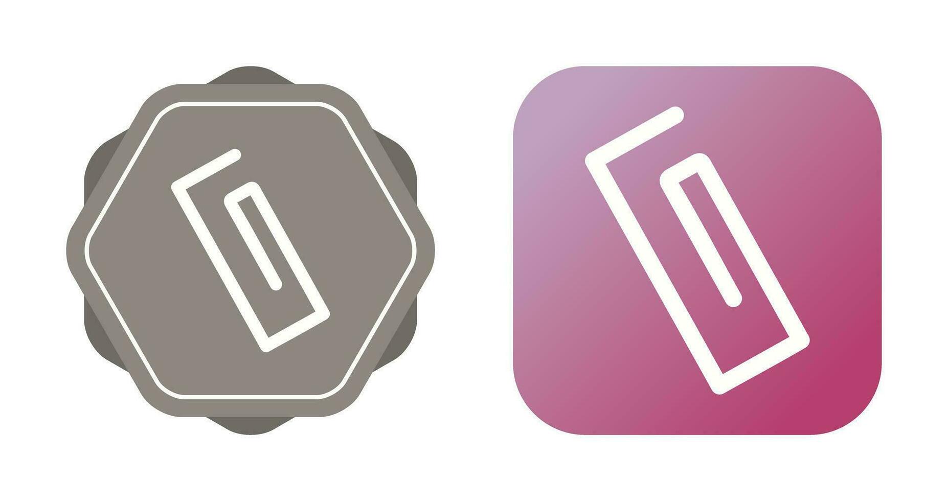 Paper Clip Vector Icon