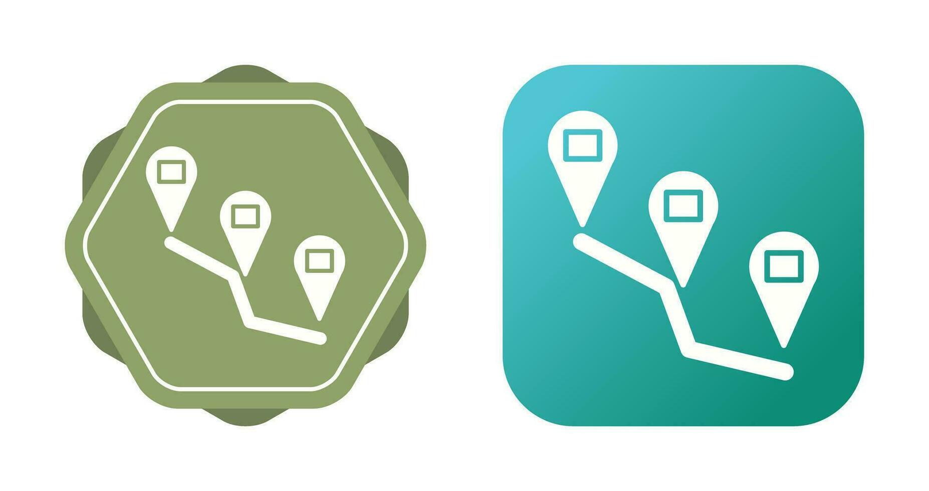 Reaching Destination Vector Icon