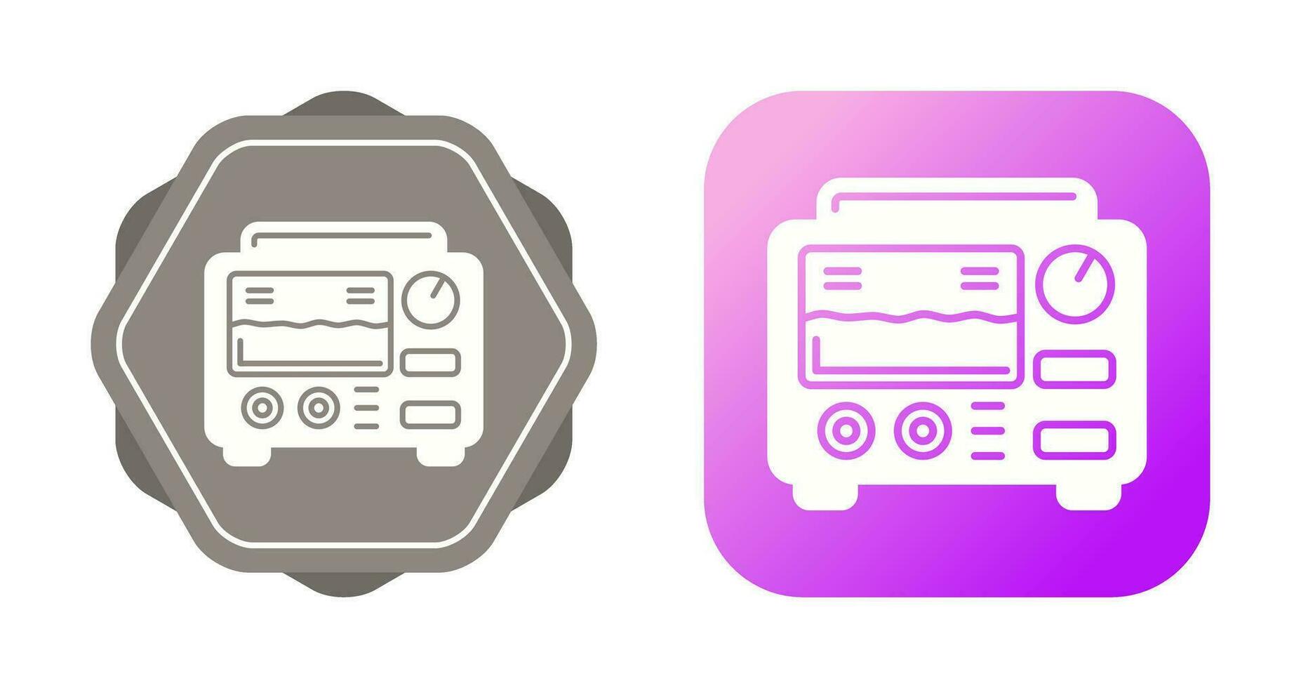 Oscilloscope Vector Icon