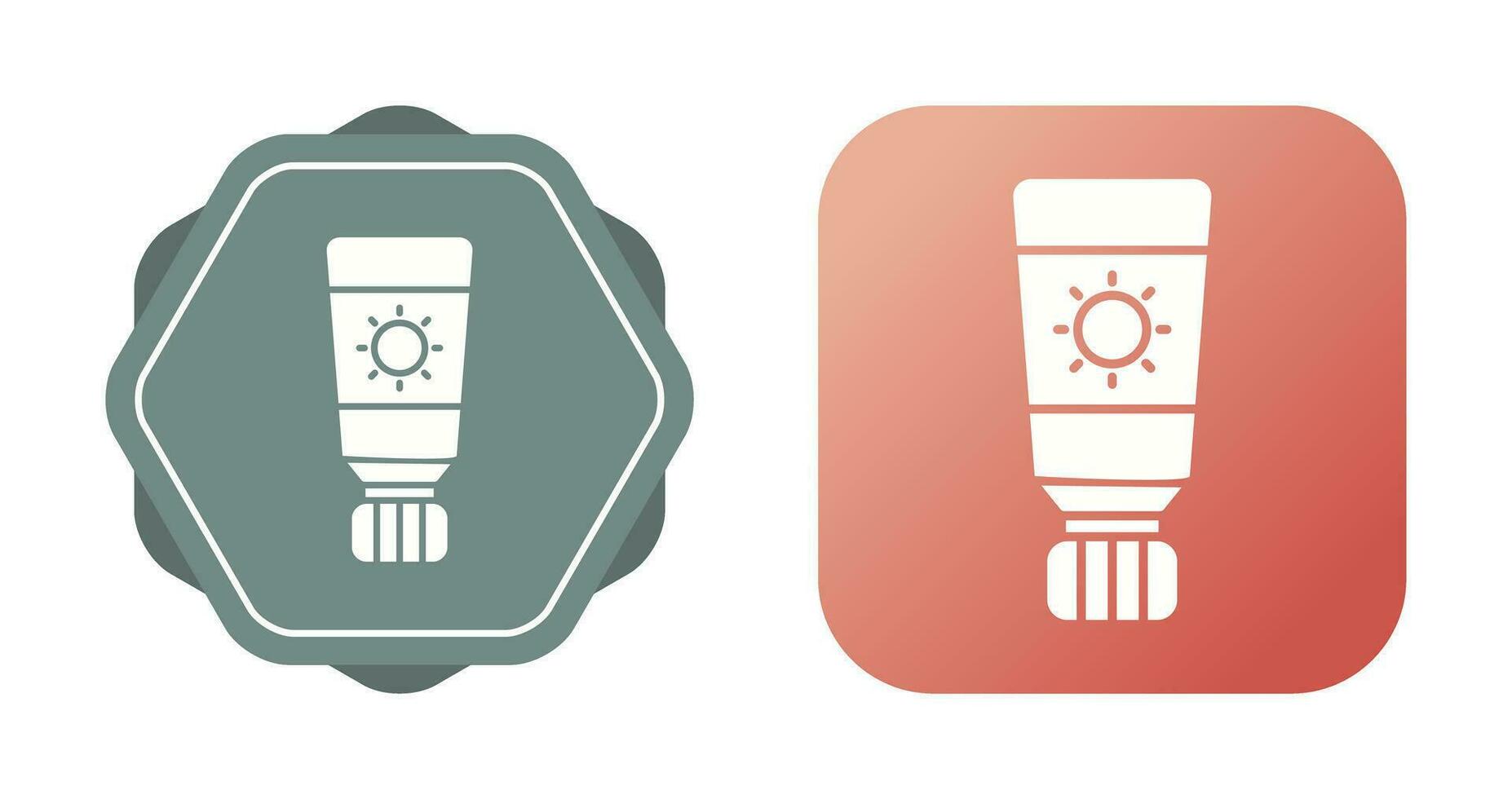 Sunscreen Vector Icon