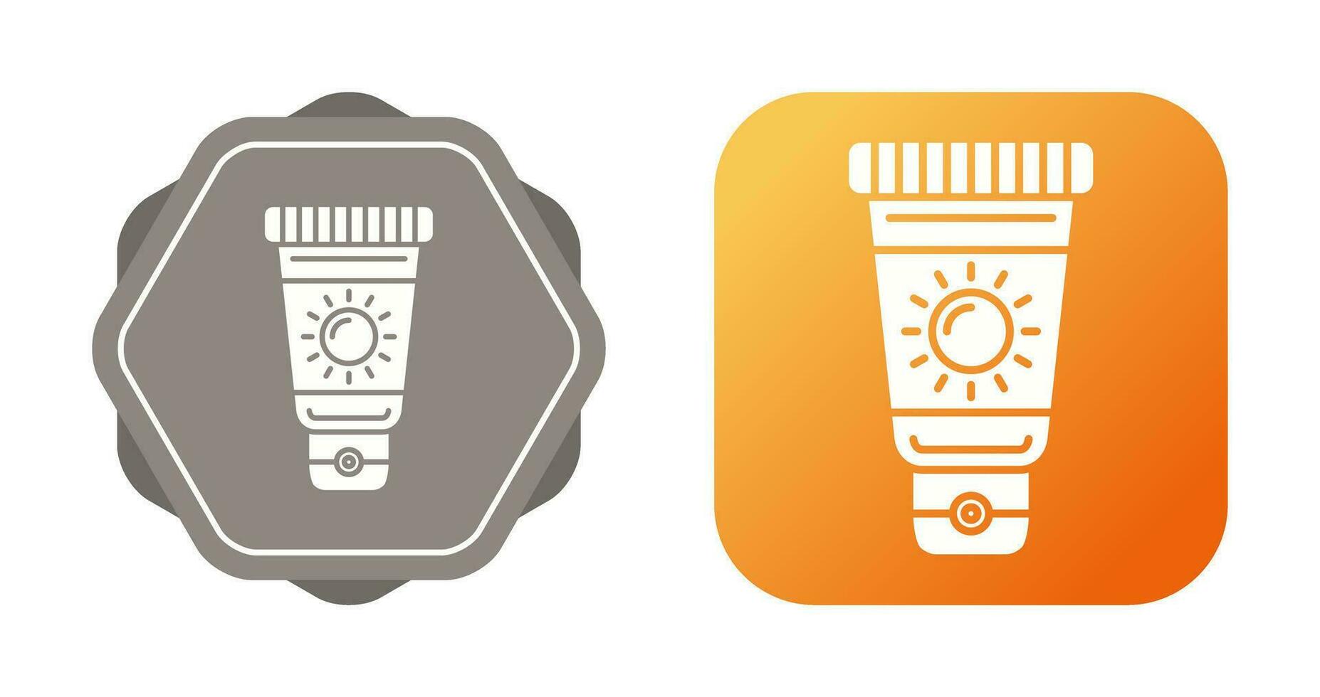 Sunscreen Vector Icon