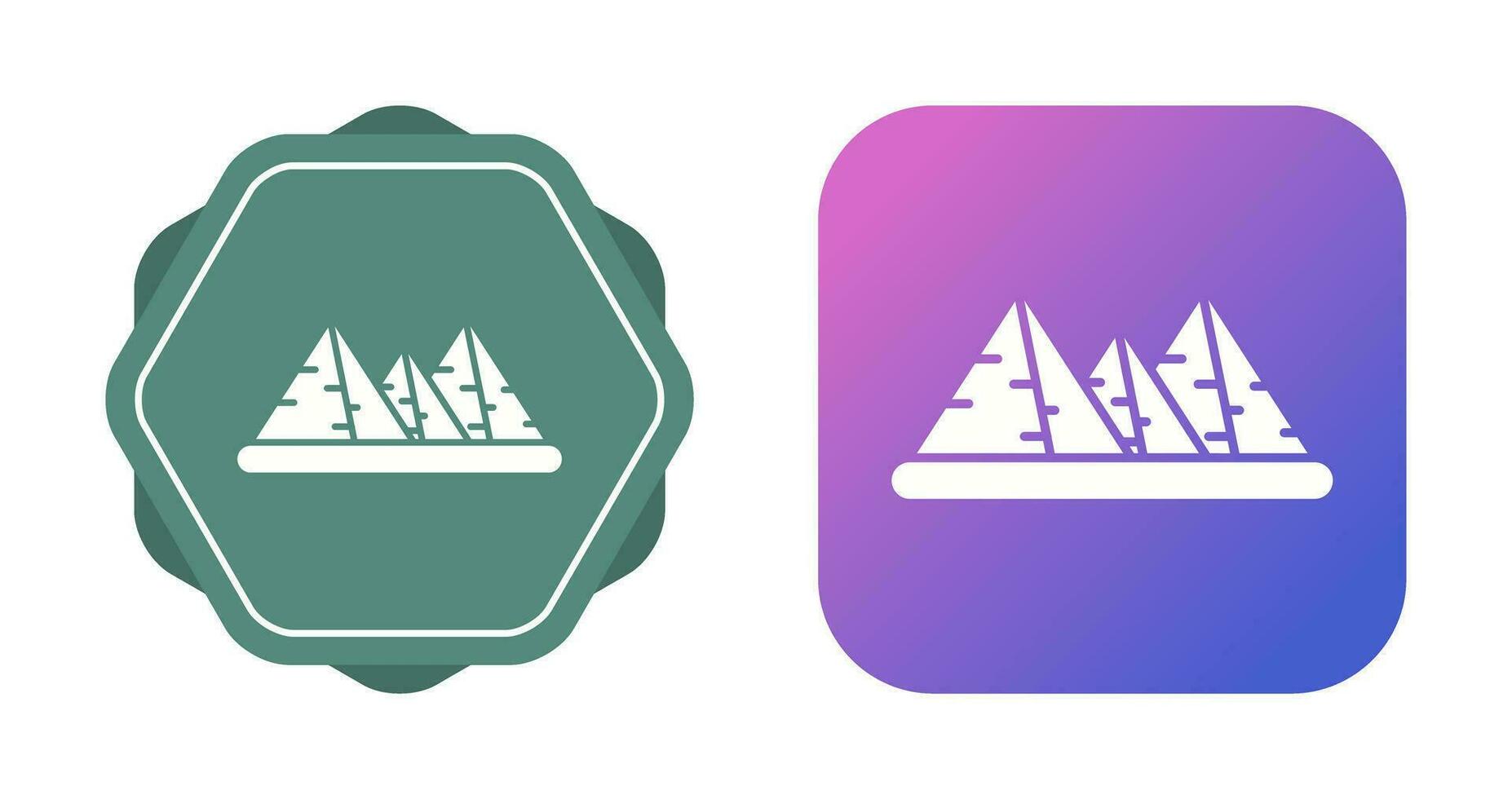 Pyramid Vector Icon