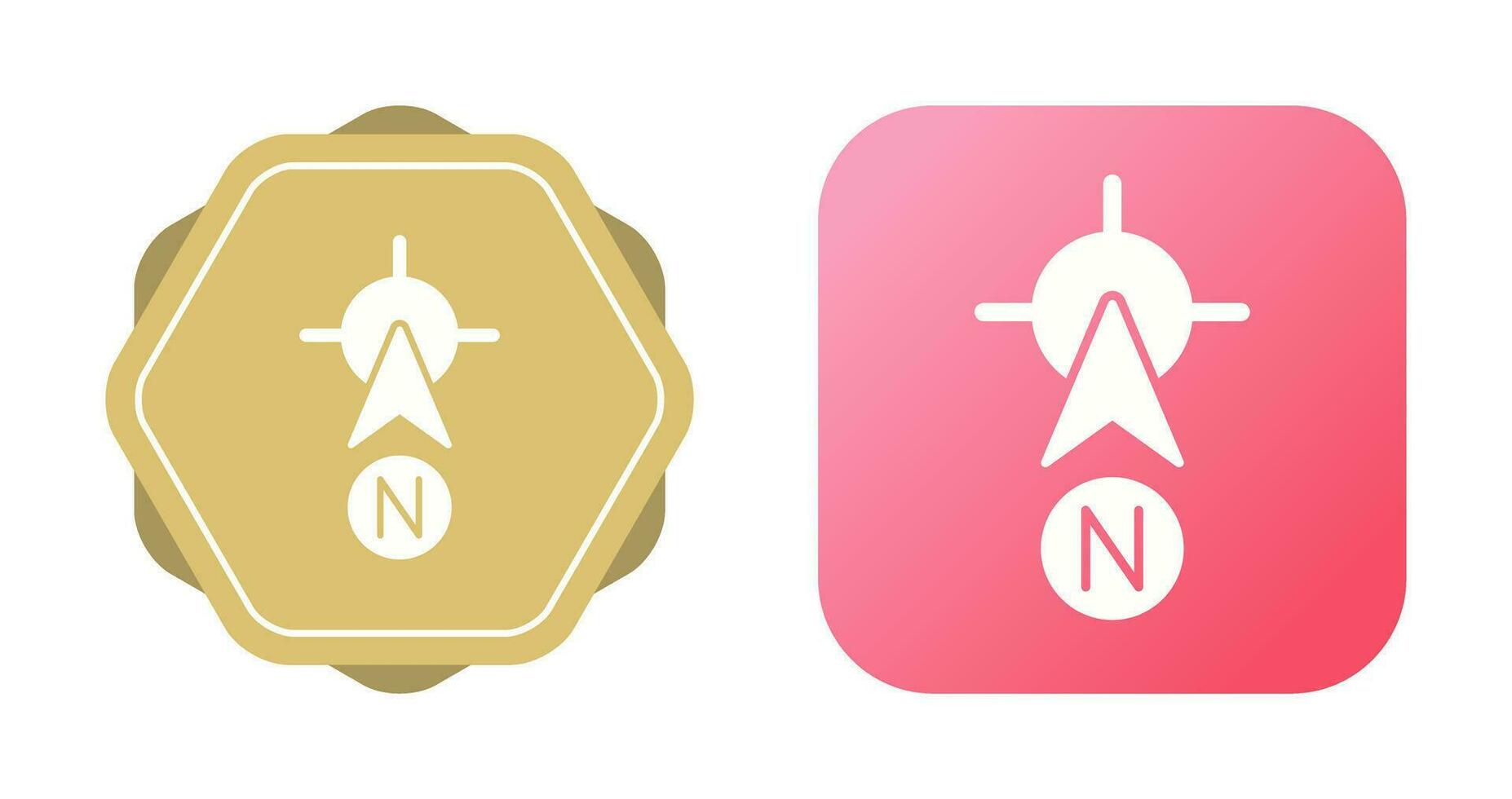 North Vector Icon