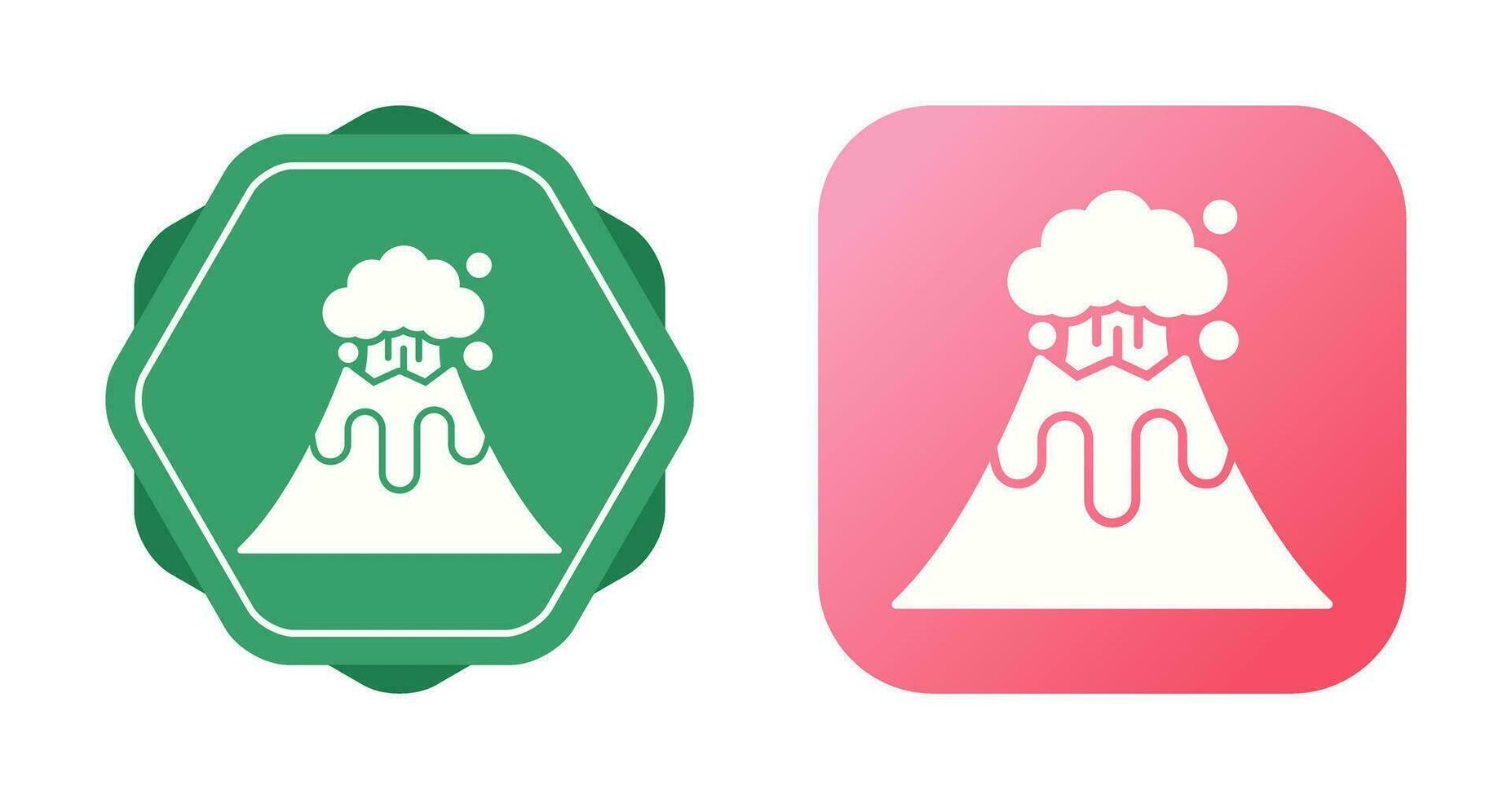 Volcano Vector Icon