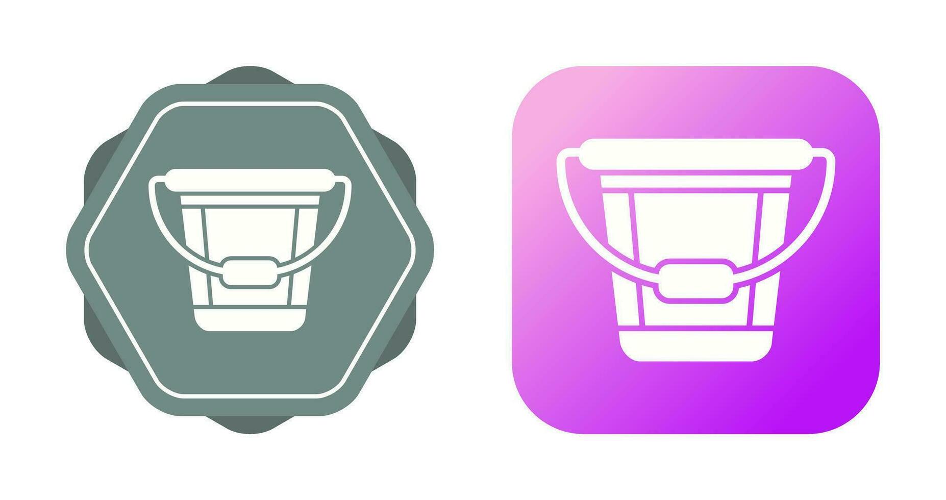 Bucket Vector Icon