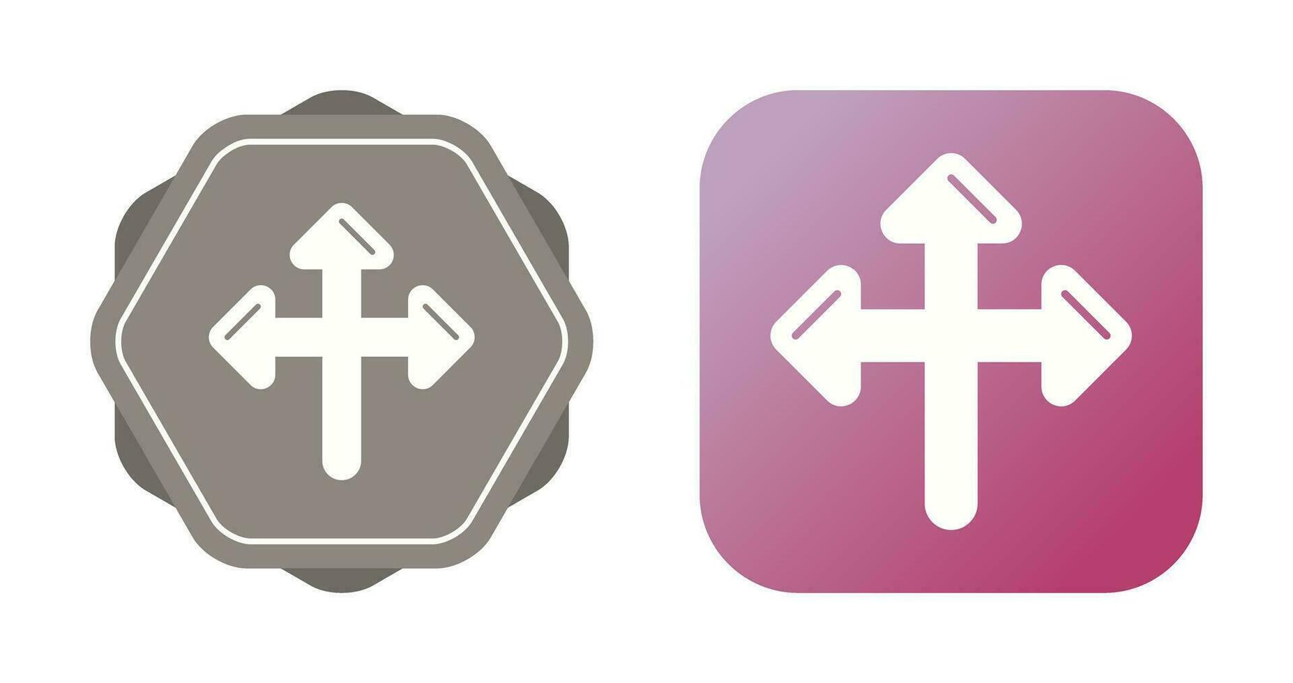 Directional Sign Vector Icon