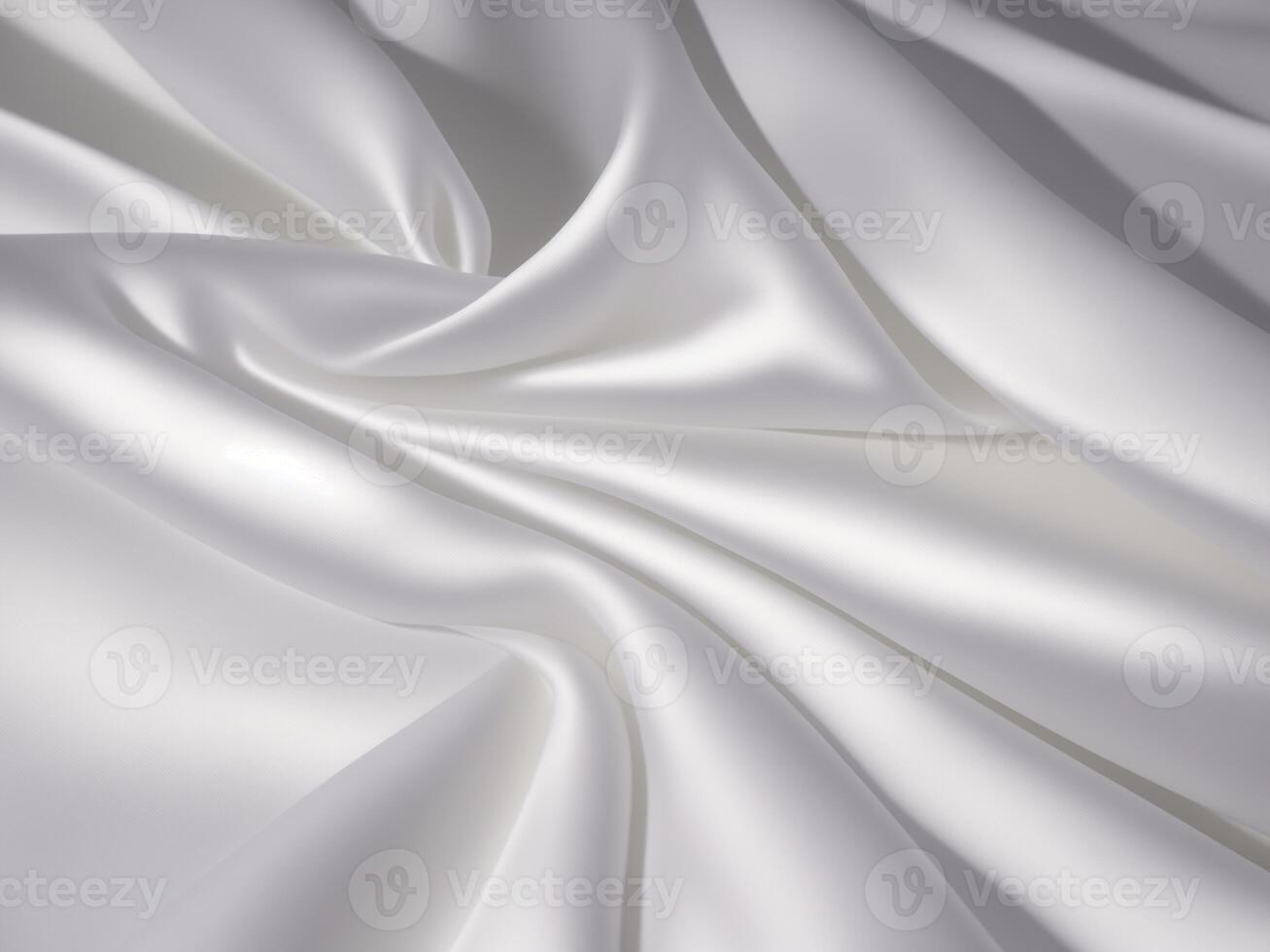 White elegant satin silk cloth texture realistic background image, AI Generative photo