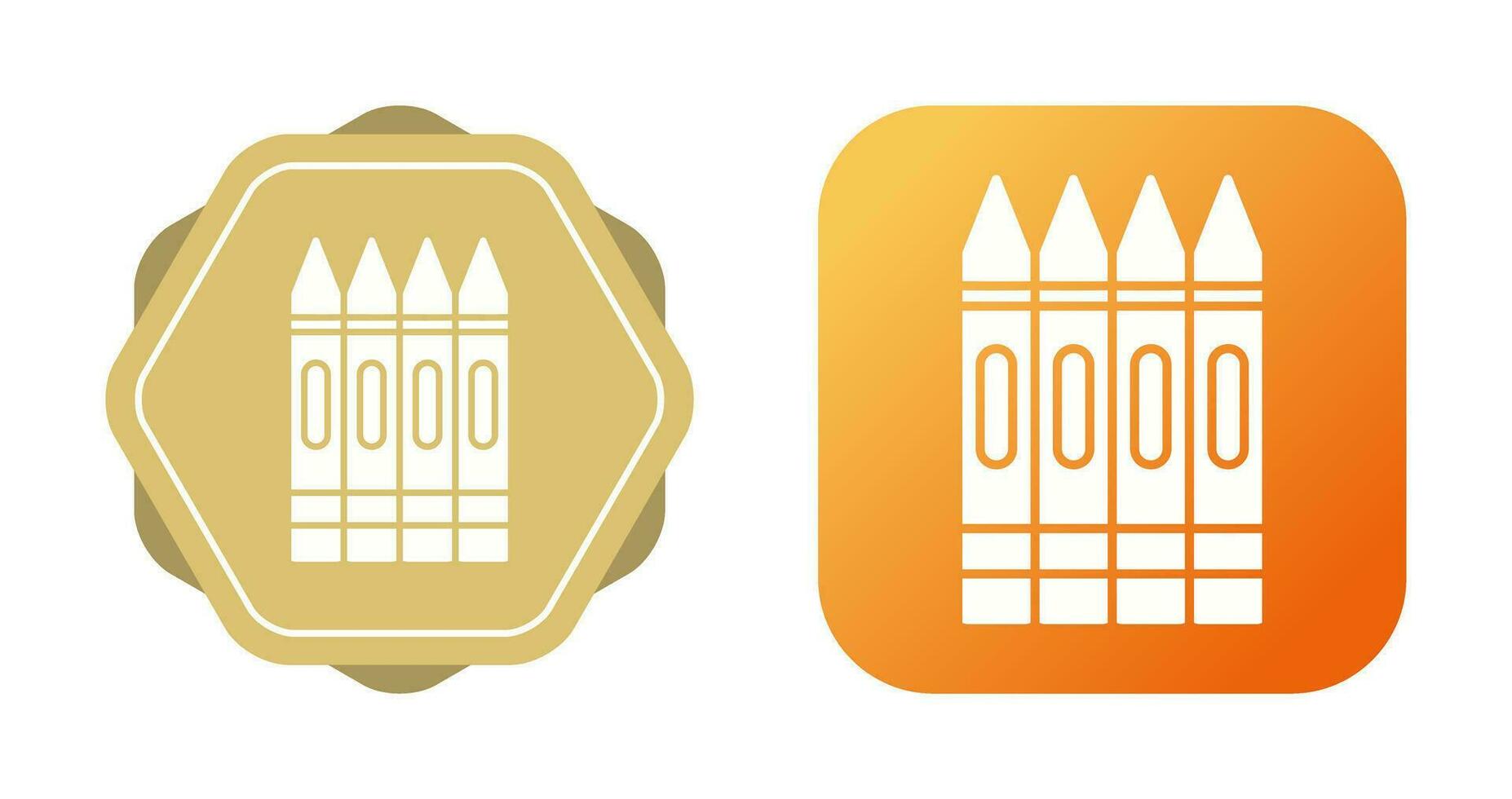 Crayons Vector Icon