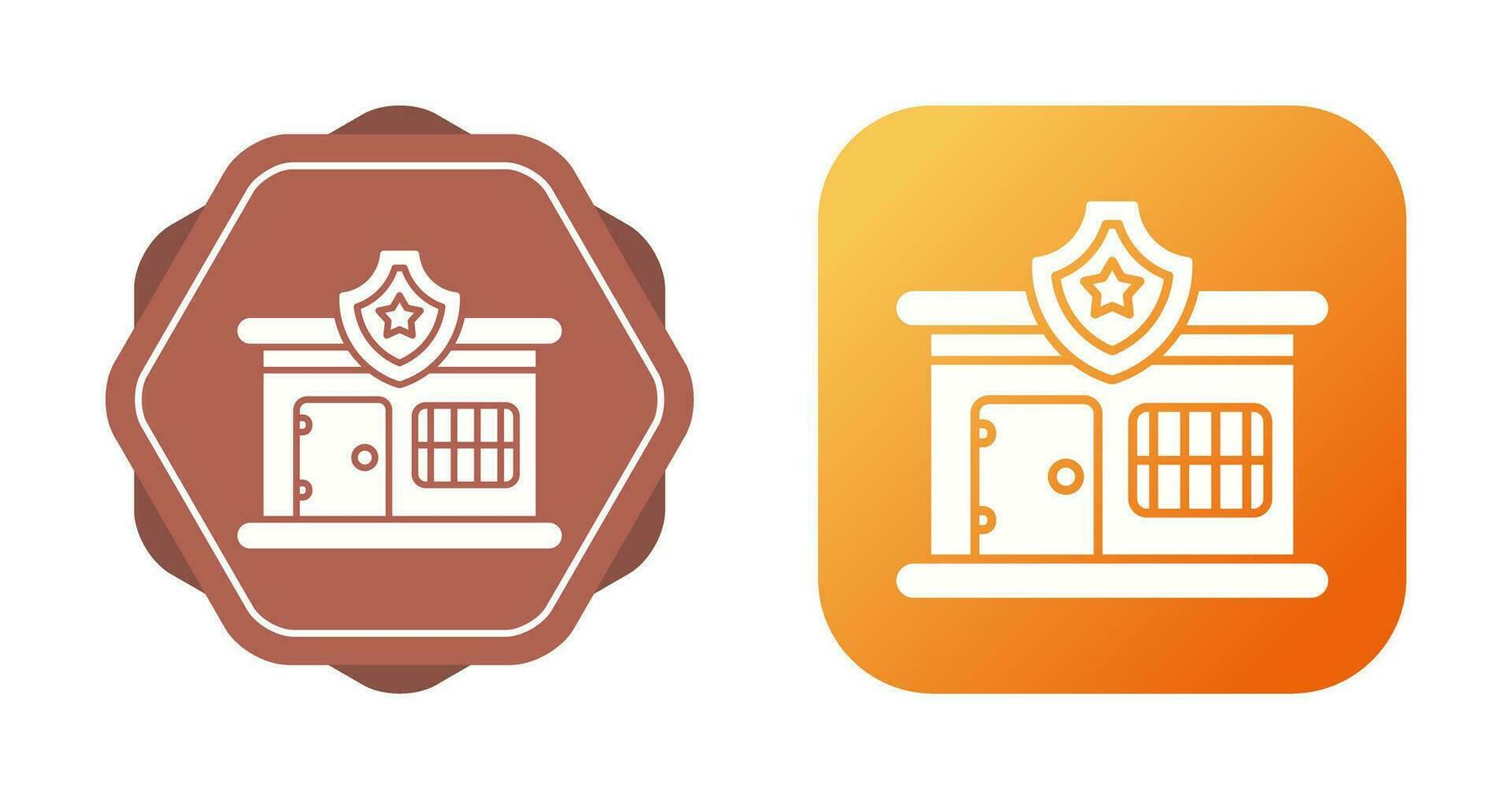 Police Station Vector Icon