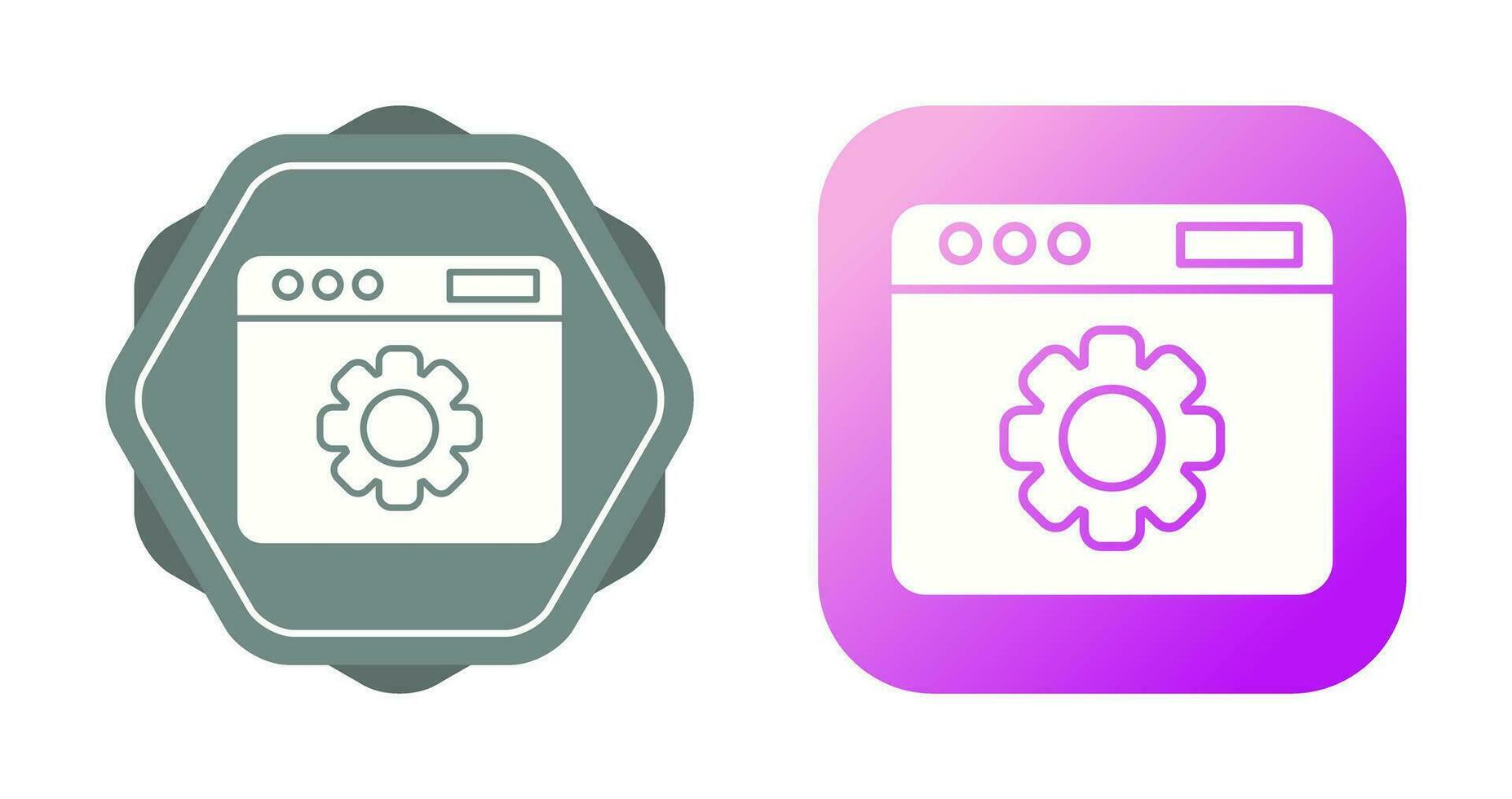 Web Settings Vector Icon
