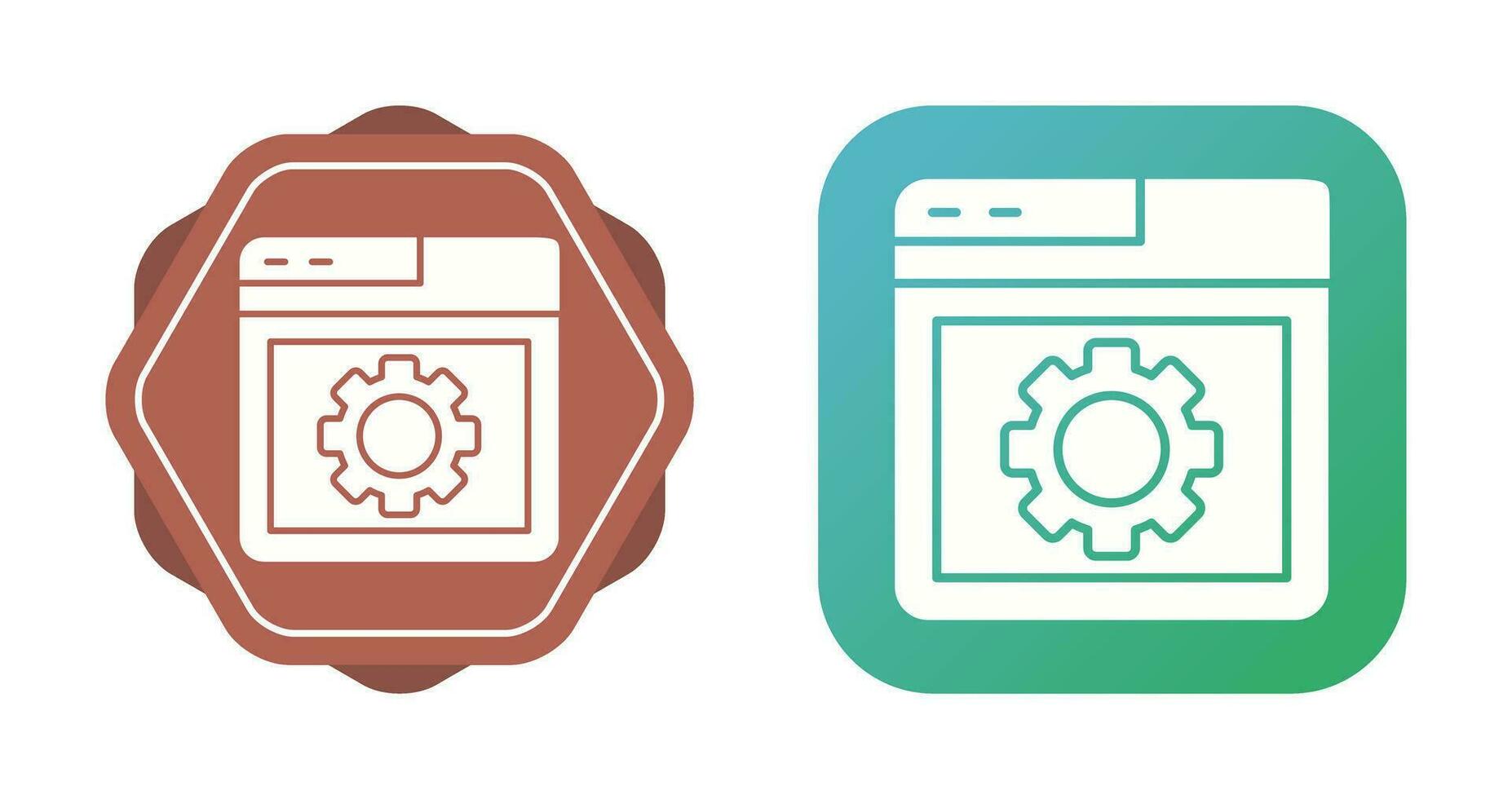 Browser Setting Vector Icon