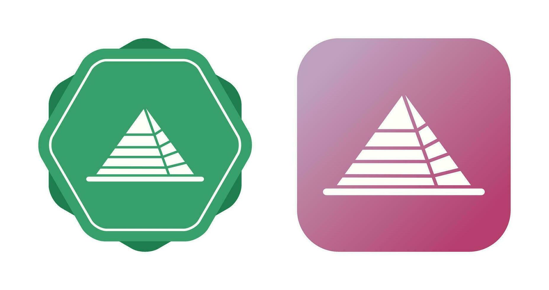 Pyramid Vector Icon