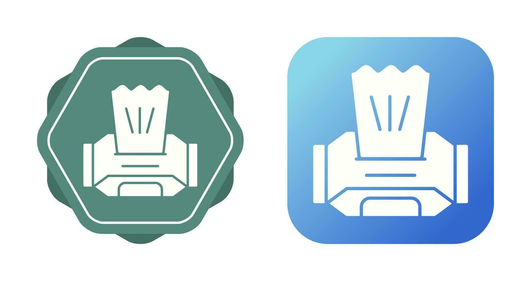 Wet Wipes Vector Icon