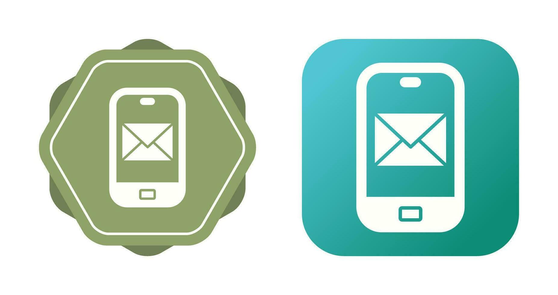 Smartphone mail Vector Icon