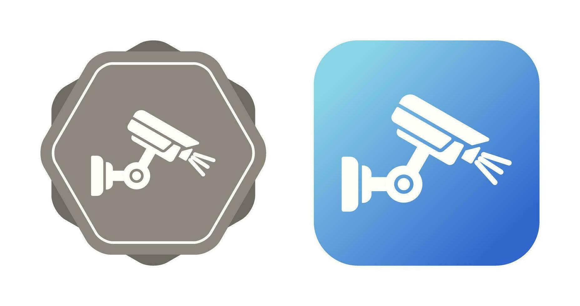 icono de vector de cámara de seguridad