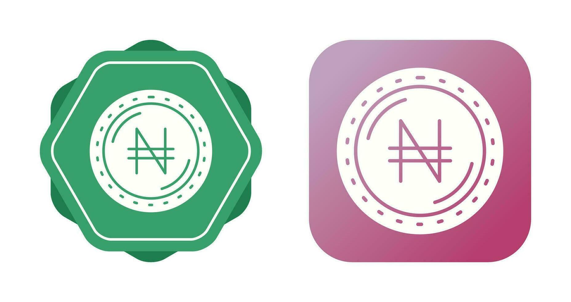 Naira Currency Vector Icon