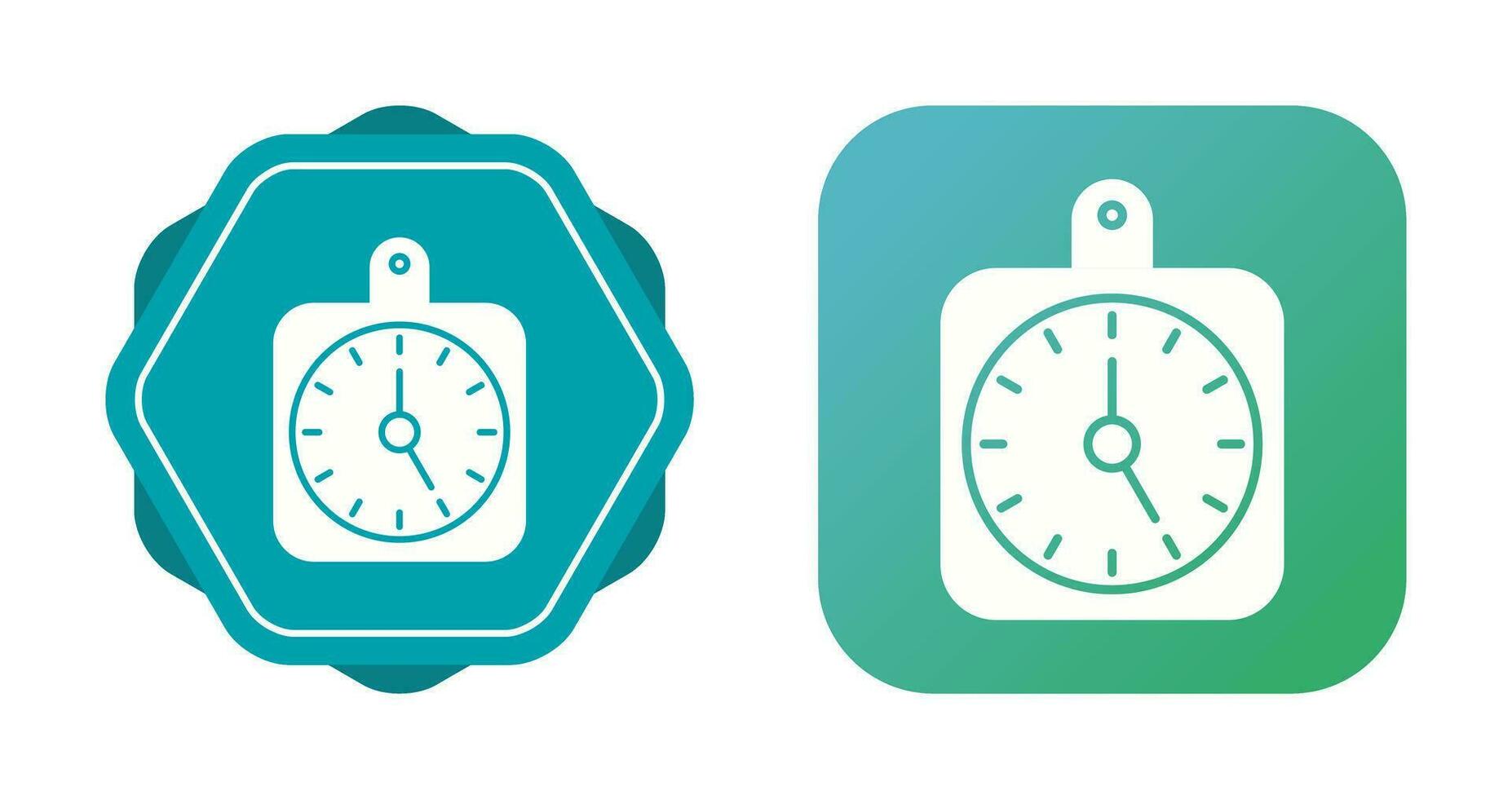 Wall clock Vector Icon