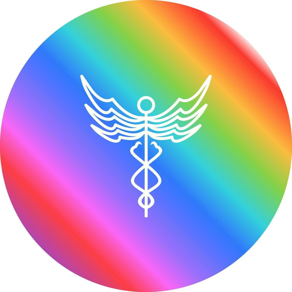 Caduceus Vector Icon