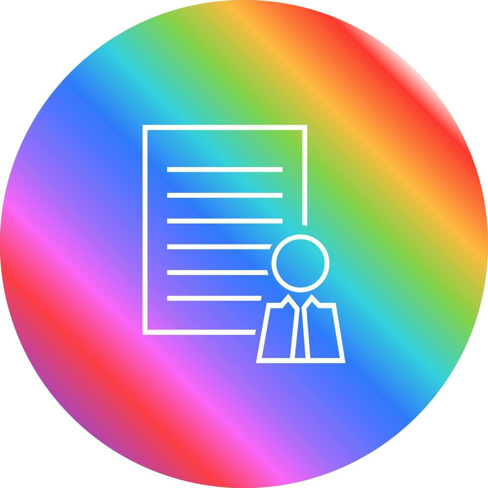 Client Profile Vector Icon