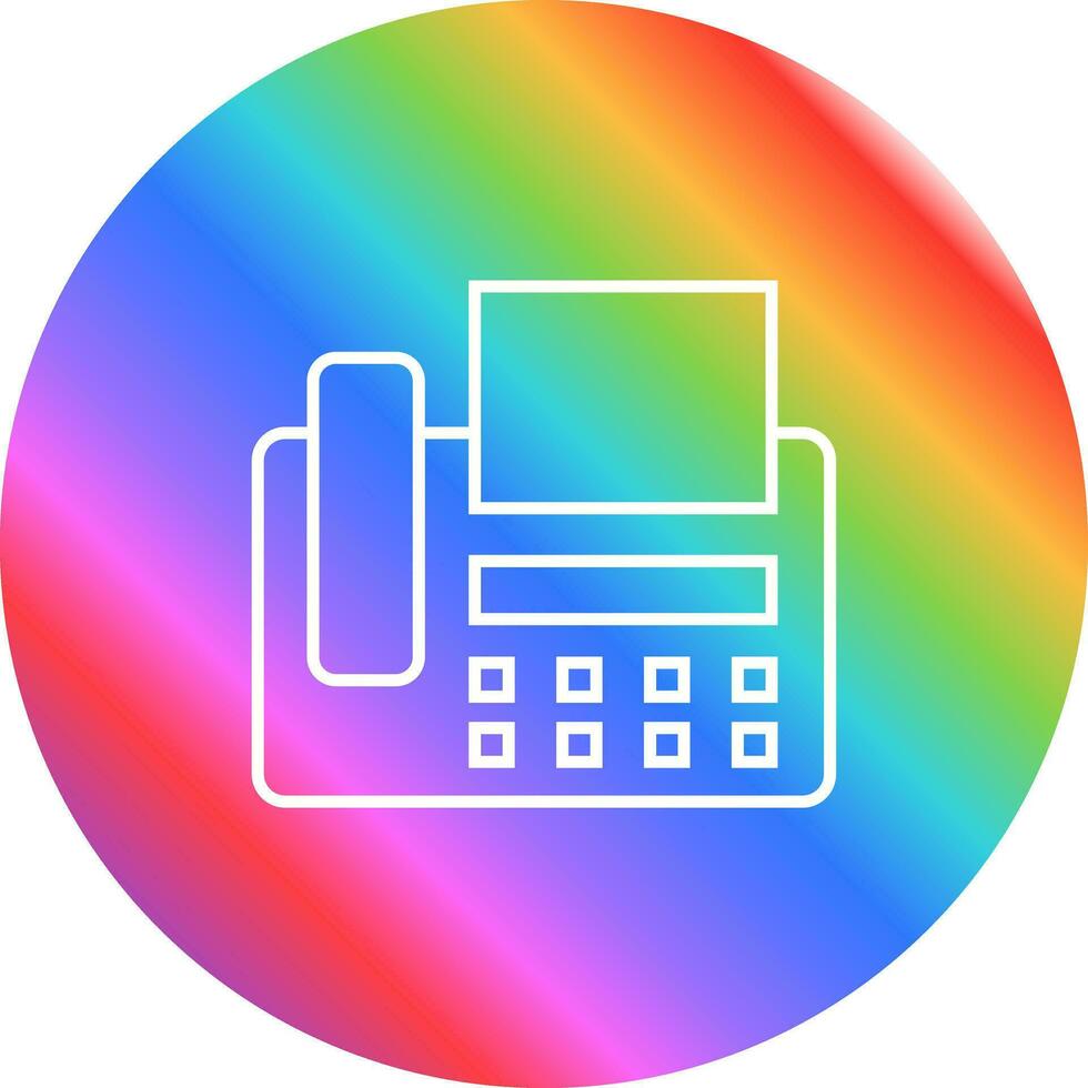 Fax Machine Vector Icon