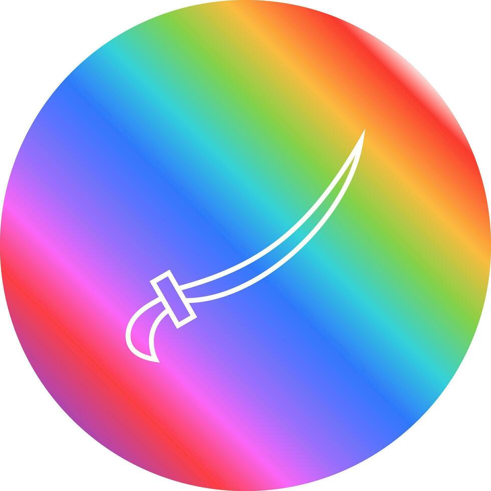 Arabic Sword Vector Icon