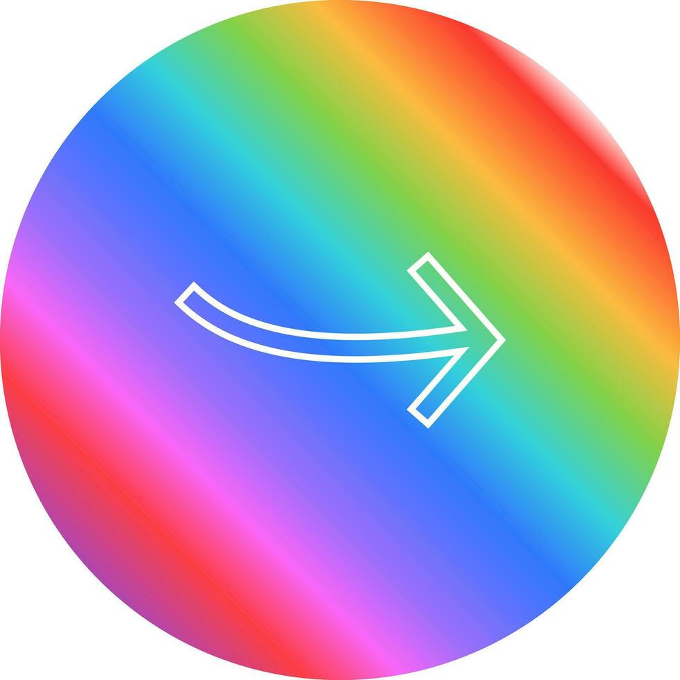 Arrow Pointing Right Vector Icon